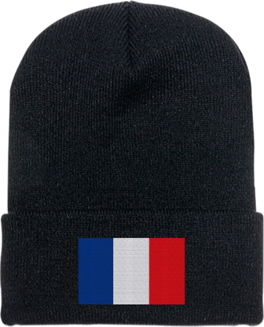 France Flag Knit Beanie