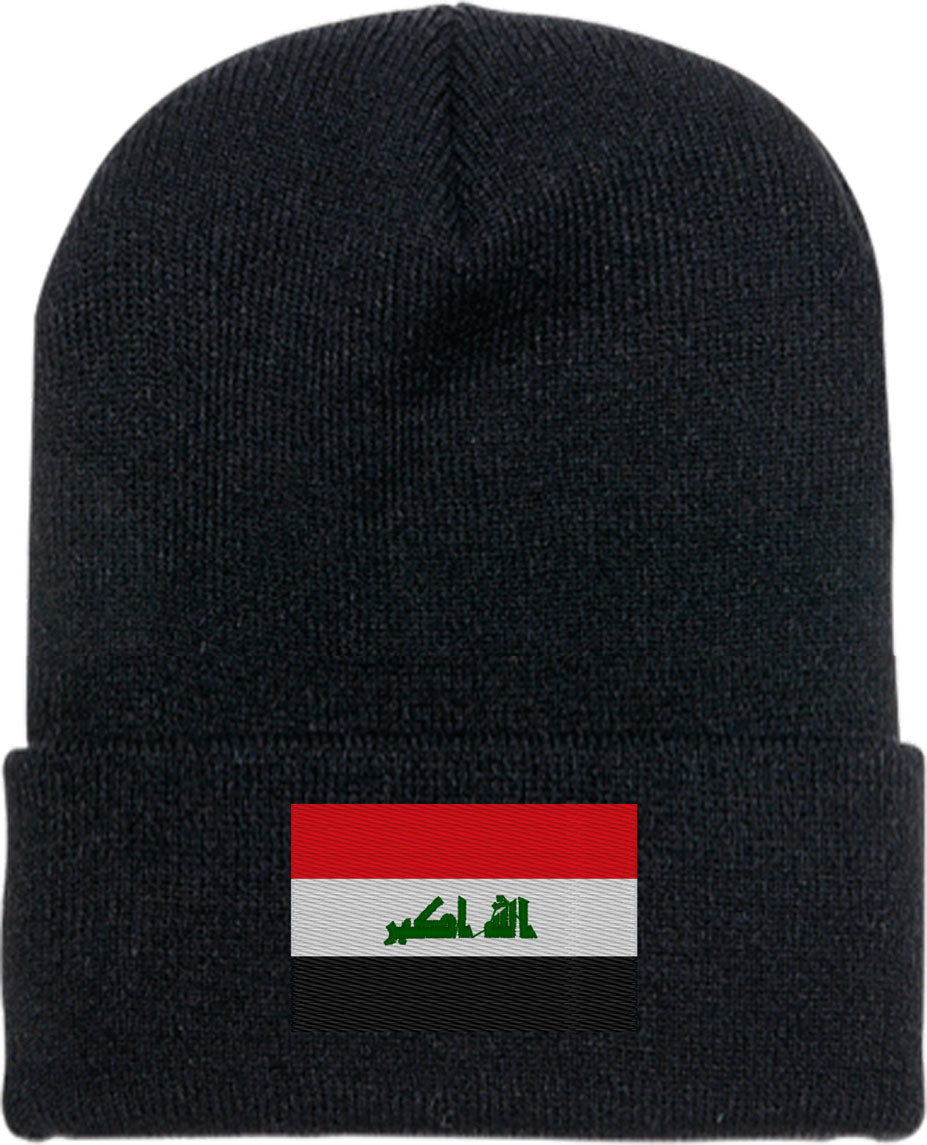 Iraq Flag Knit Beanie