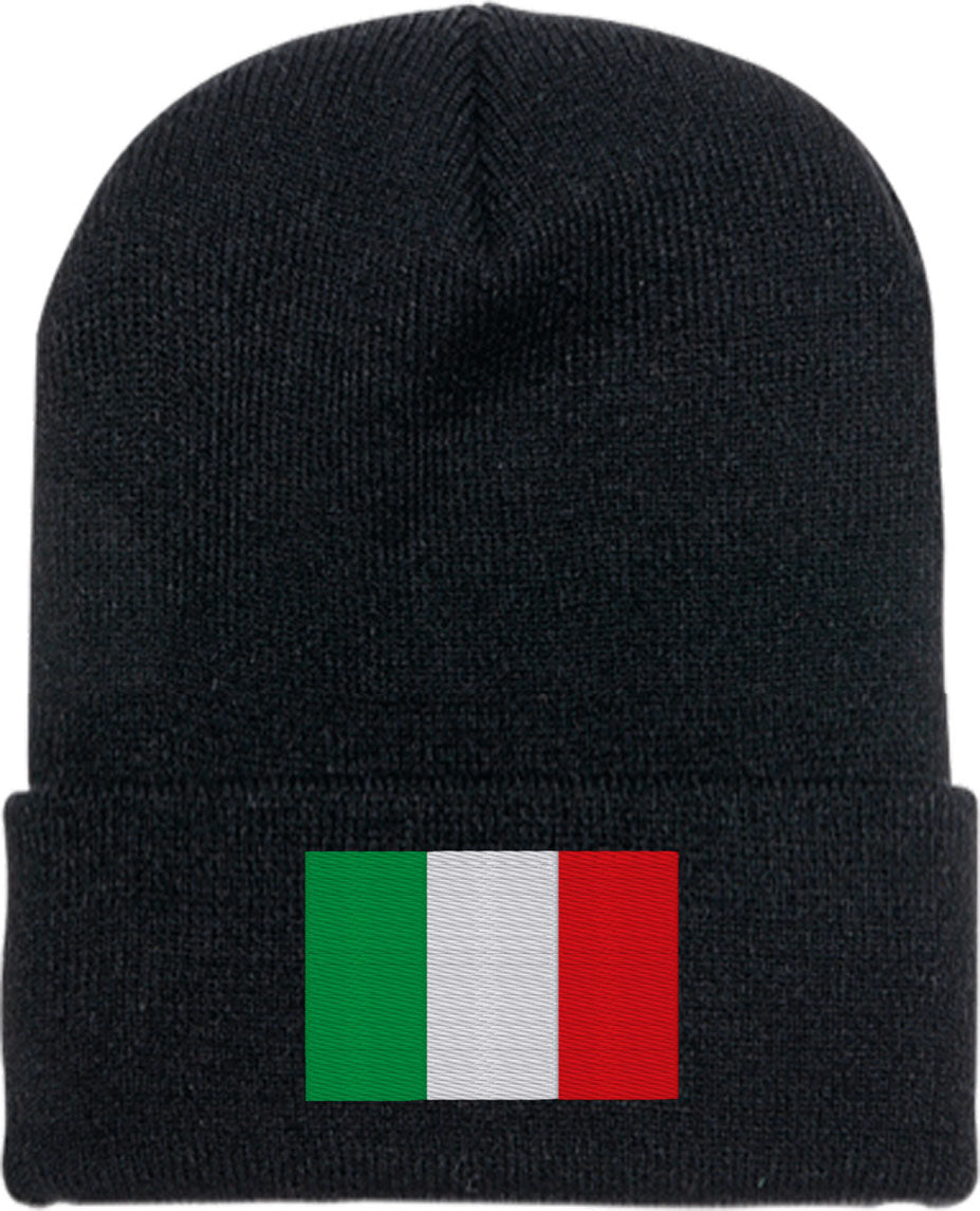 Italy Flag Knit Beanie