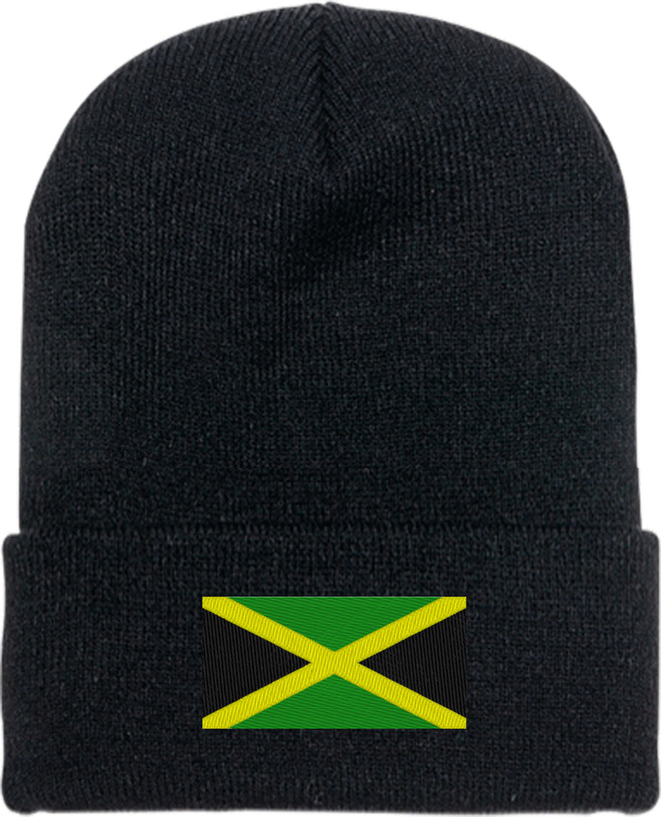 Jamaica Flag Knit Beanie