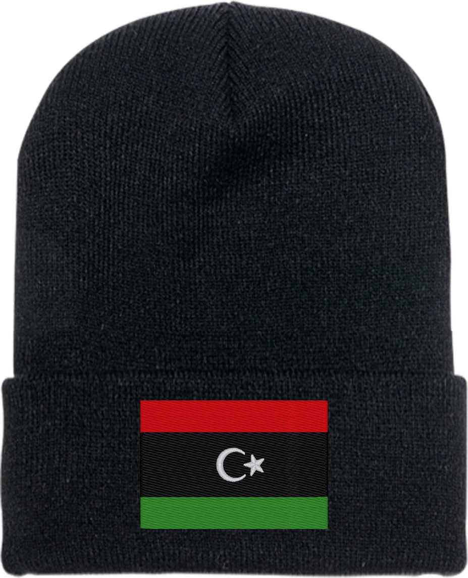 Libya Flag Knit Beanie