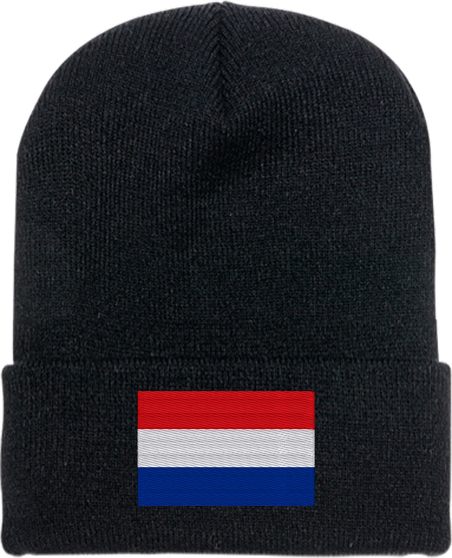 Netherlands Flag Knit Beanie