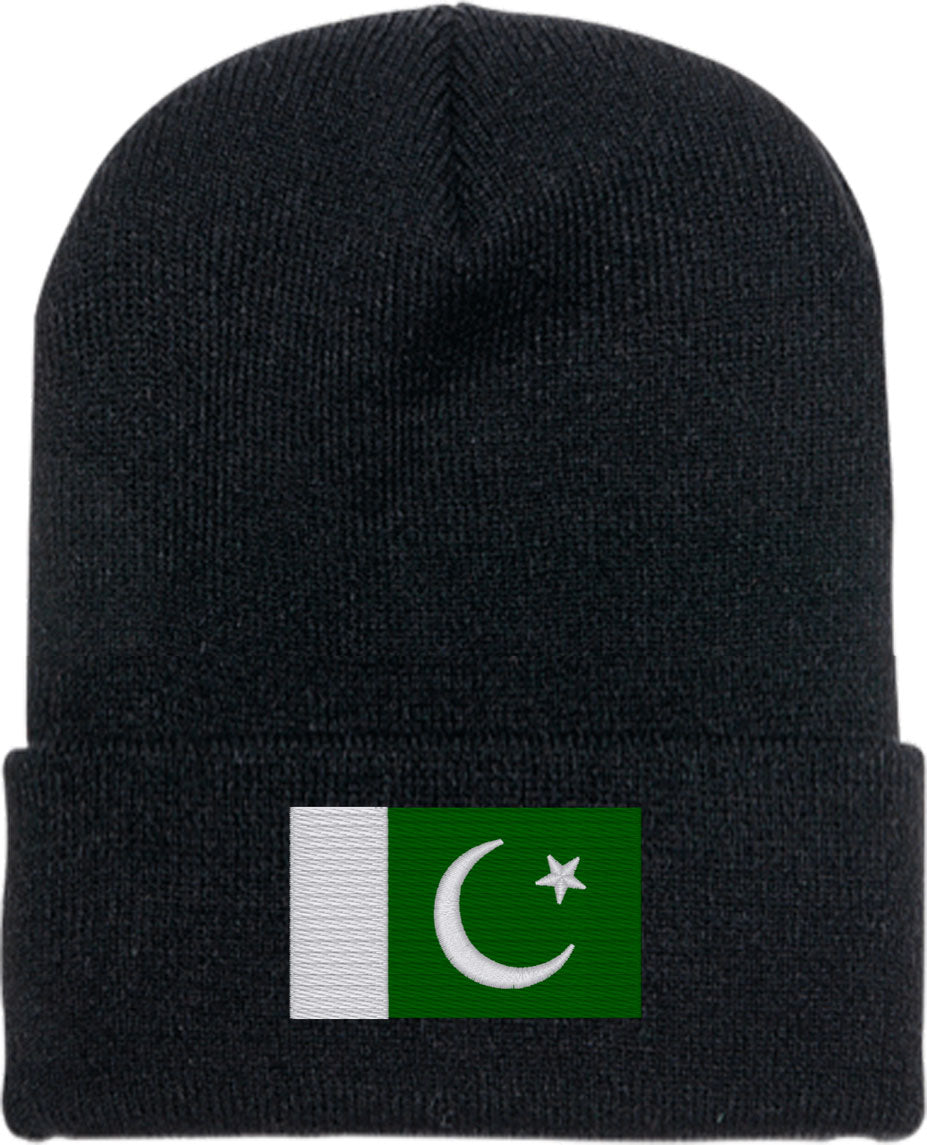 Pakistan Flag Knit Beanie