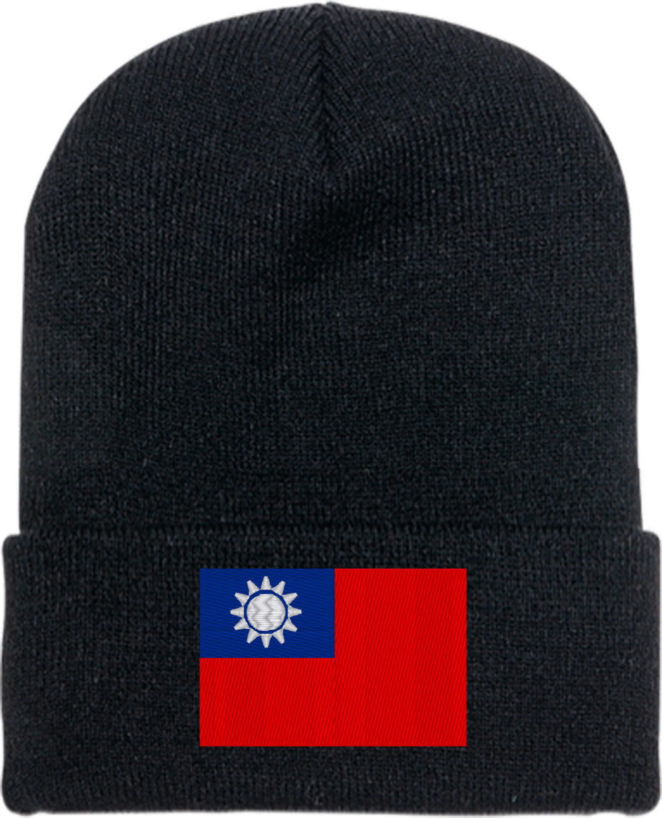 Taiwan Flag Knit Beanie