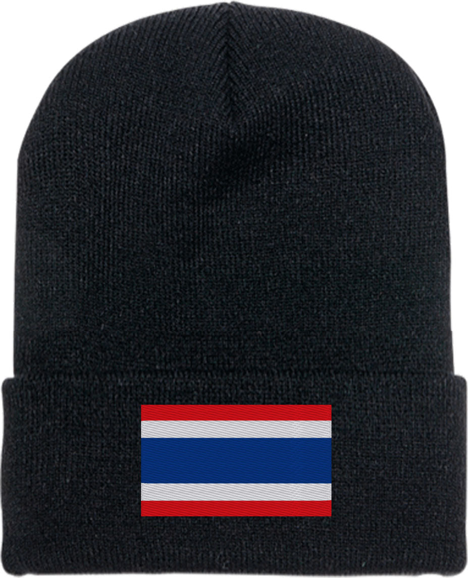 Thailand Flag Knit Beanie