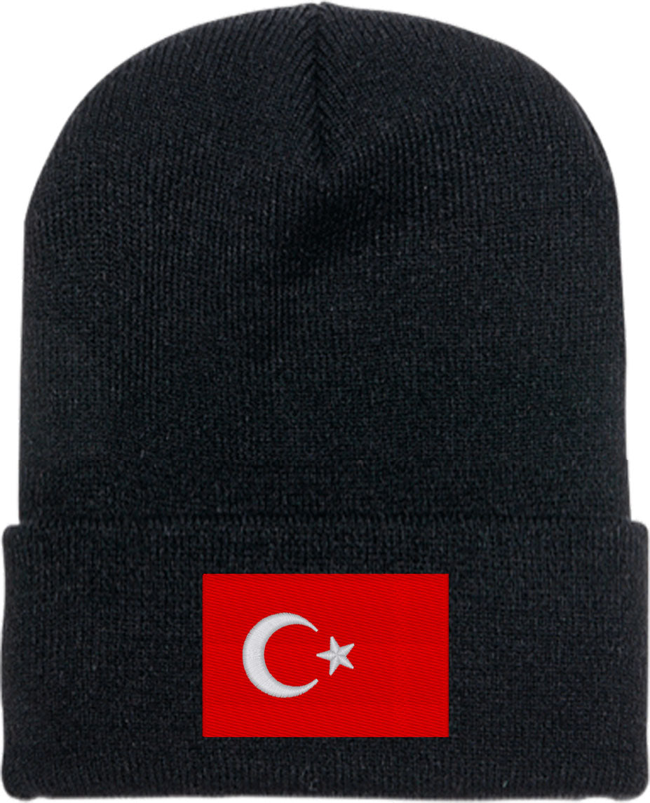 Turkish Flag Knit Beanie