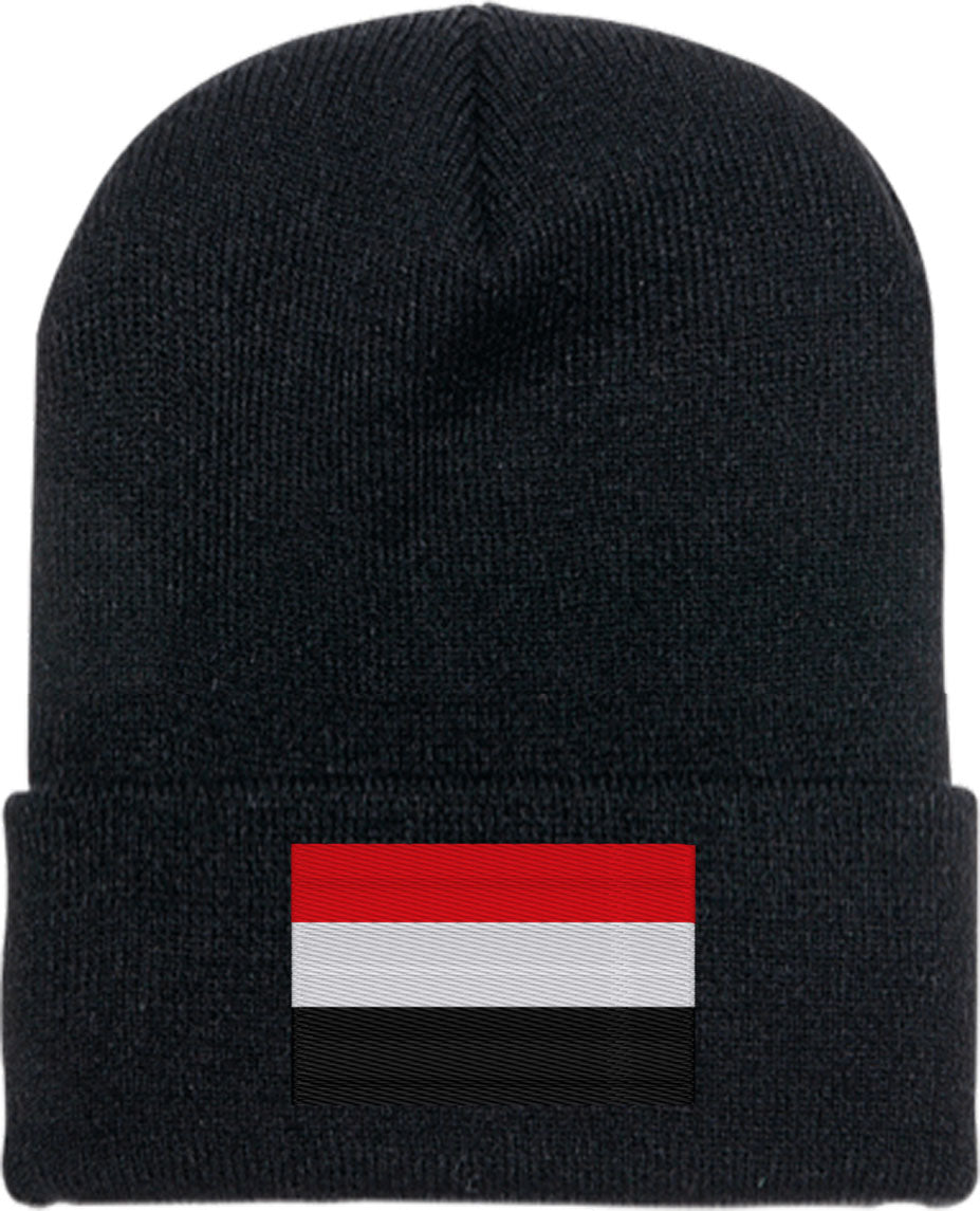 Yemen Flag Knit Beanie