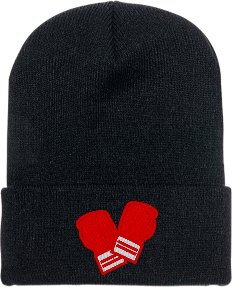 Boxing Gloves Knit Beanie