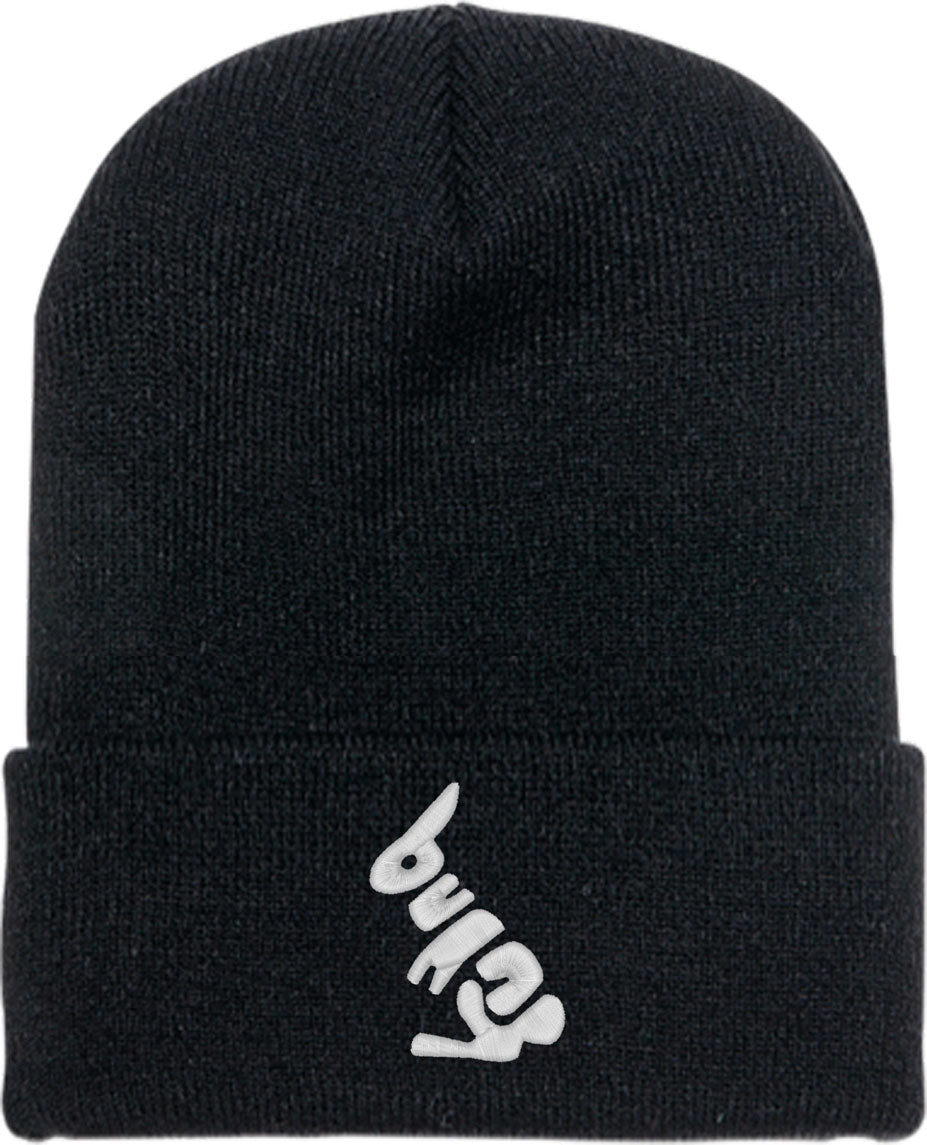 Bunny Typography Knit Beanie