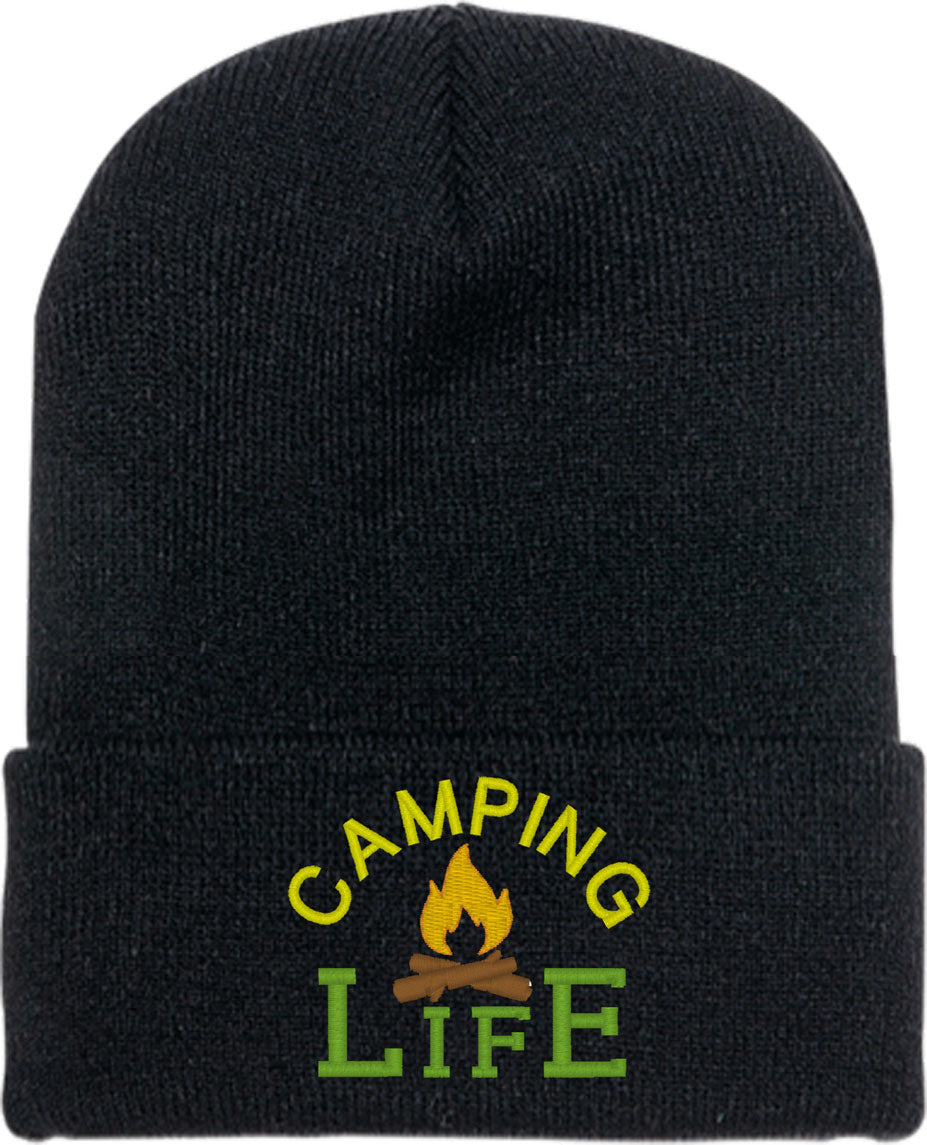 Camping Life Knit Beanie