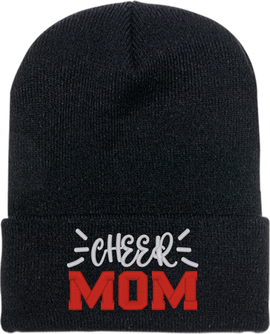 Cheer Mom Knit Beanie