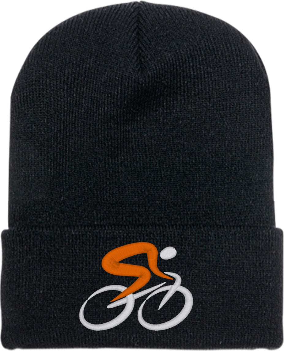 Cyclist Bicycle Biker Cycling Knit Beanie