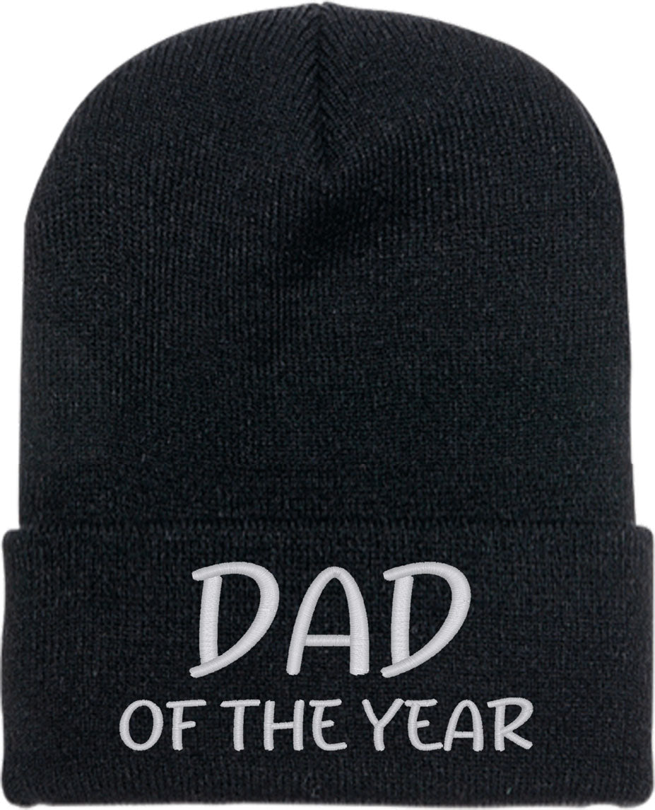 Dad Of The Year Father's Day Knit Beanie