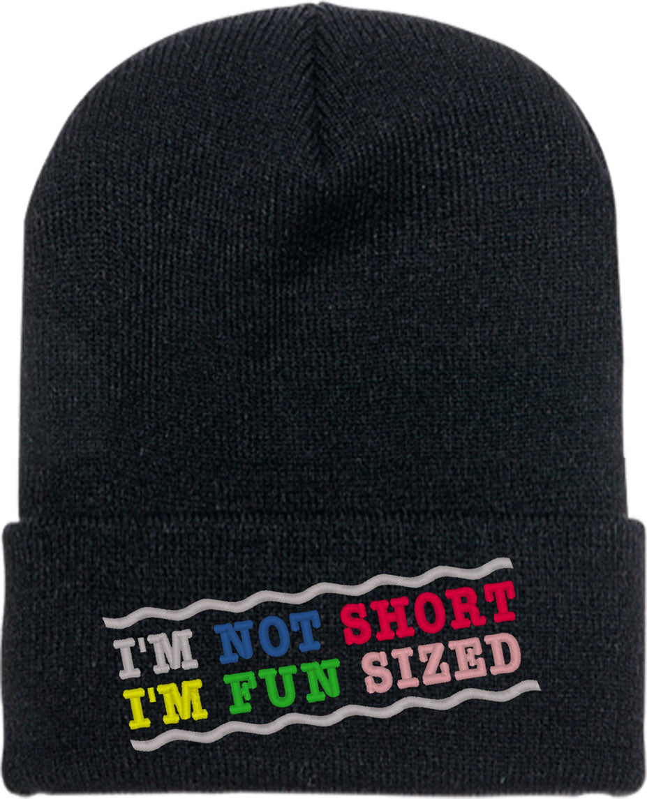 I'm Not Short I'm Fun Sized Knit Beanie