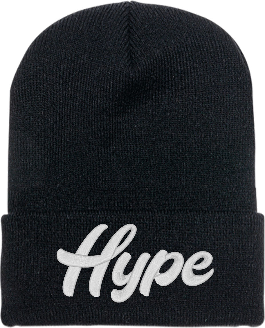 Hype Typography Knit Beanie