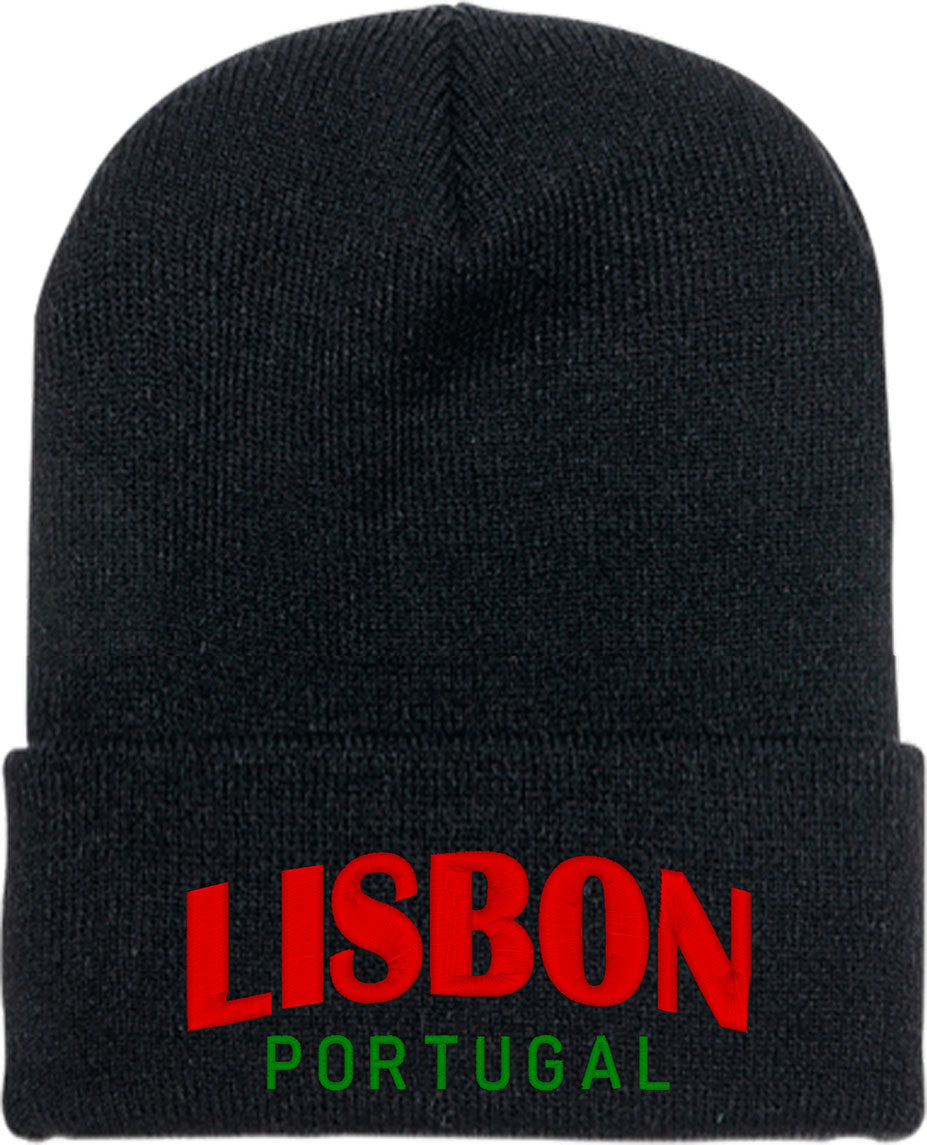 Lisbon Portugal Knit Beanie
