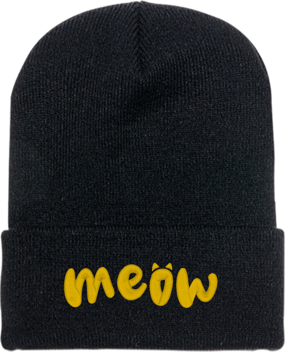 Meow Cat Knit Beanie