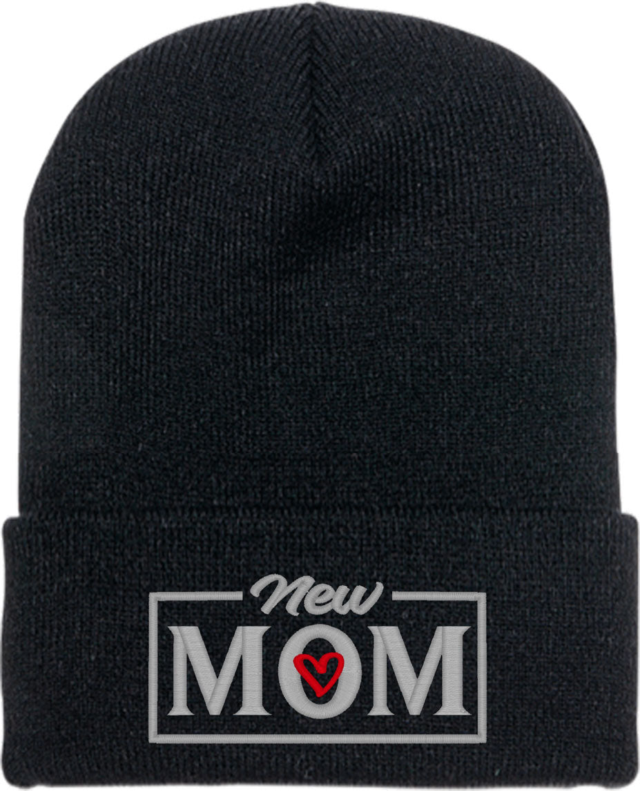 New Mom Mother's Day Knit Beanie