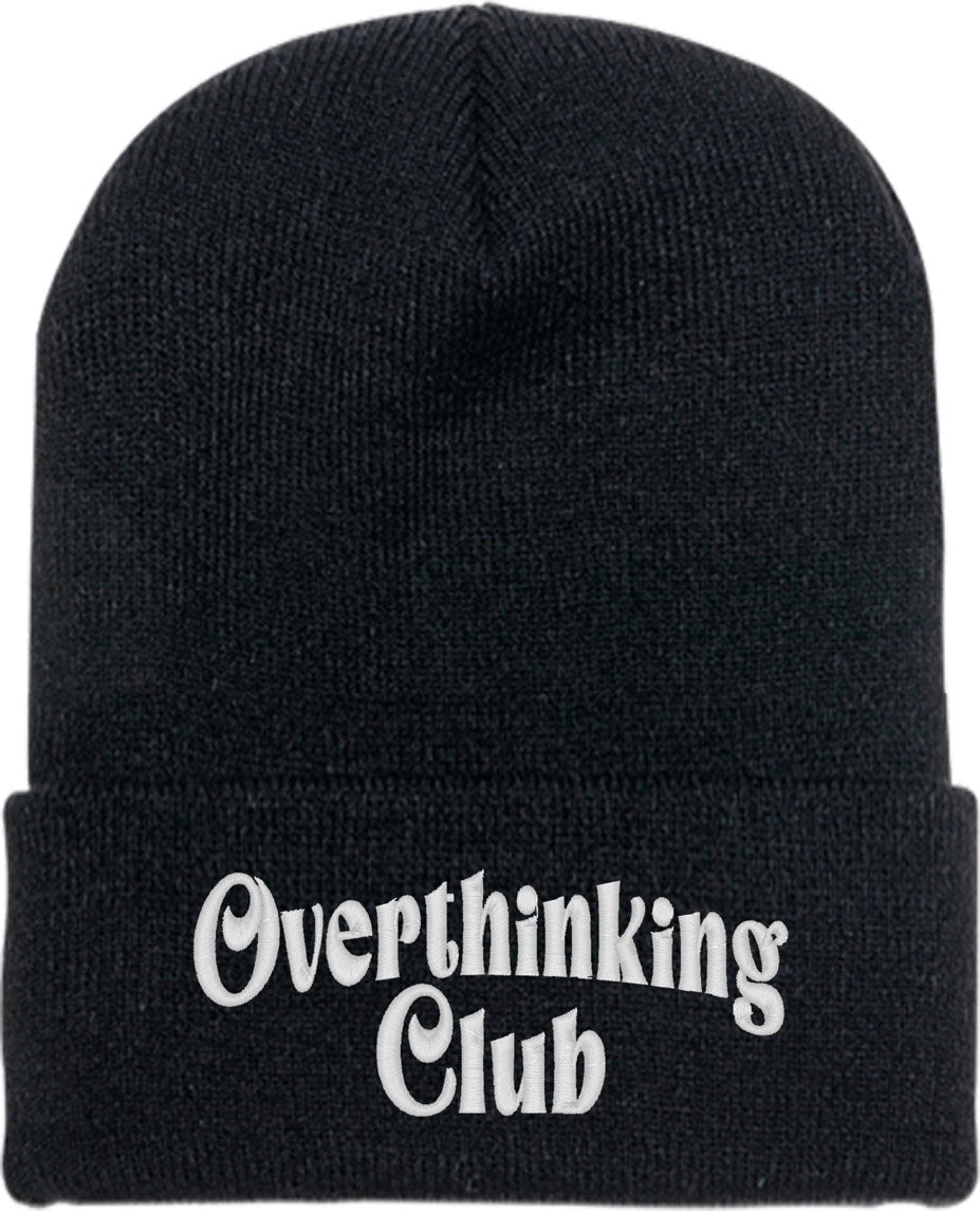 Overthinking Club Knit Beanie