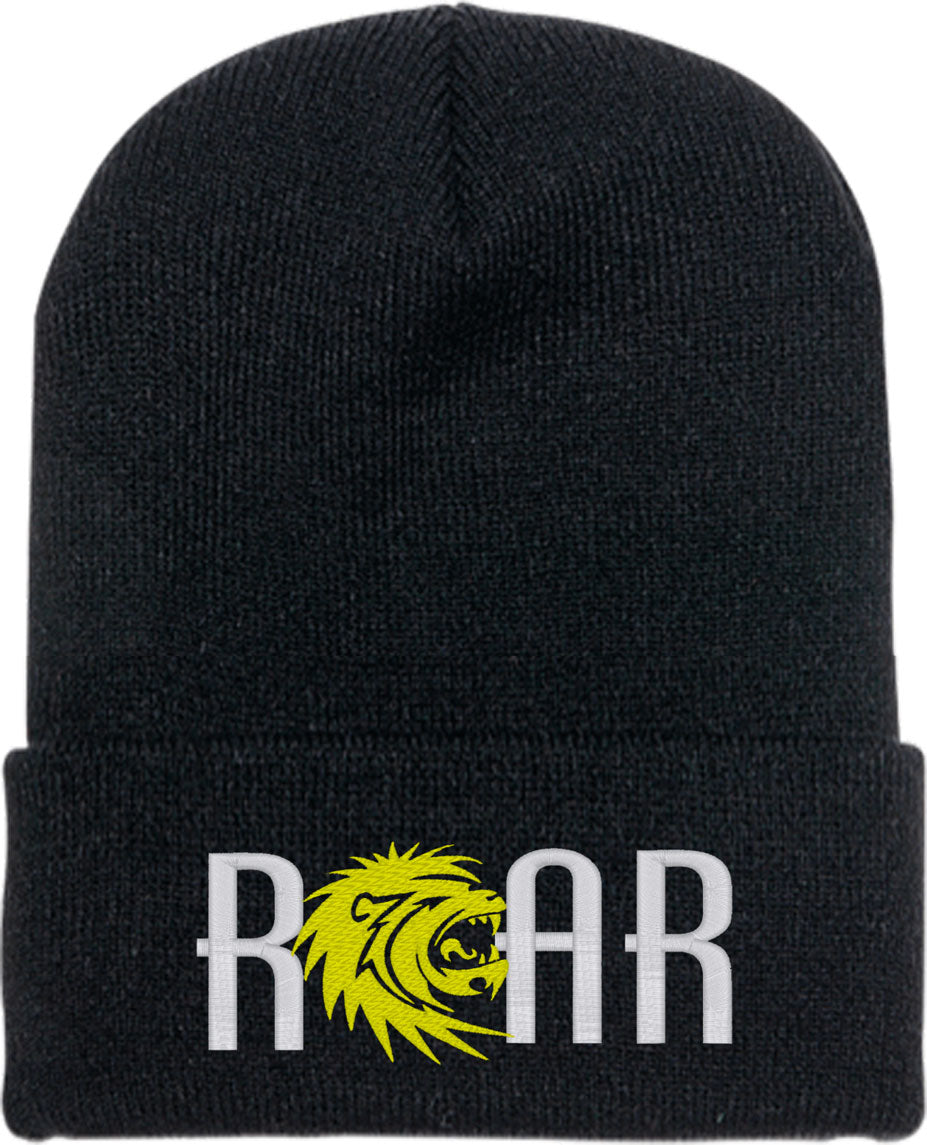 Lion Roar Knit Beanie