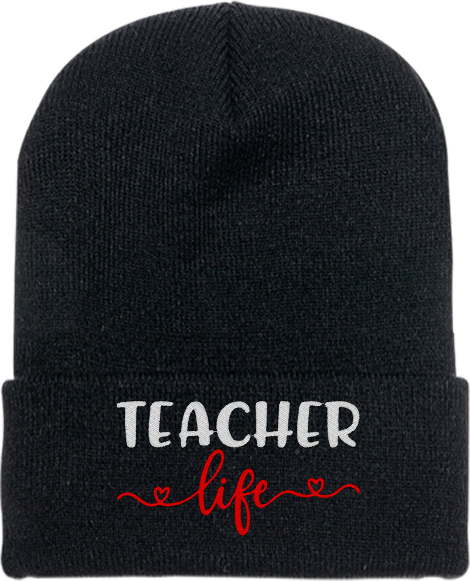 Teacher Life Knit Beanie