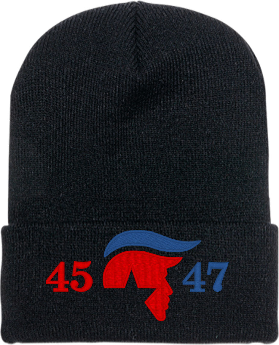 Trump 45 47 2024 Presidential Election Knit Beanie