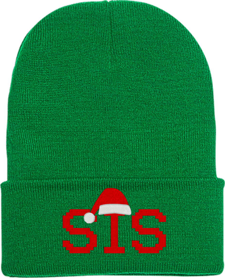 Sis Santa Christmas Family Knit Beanie