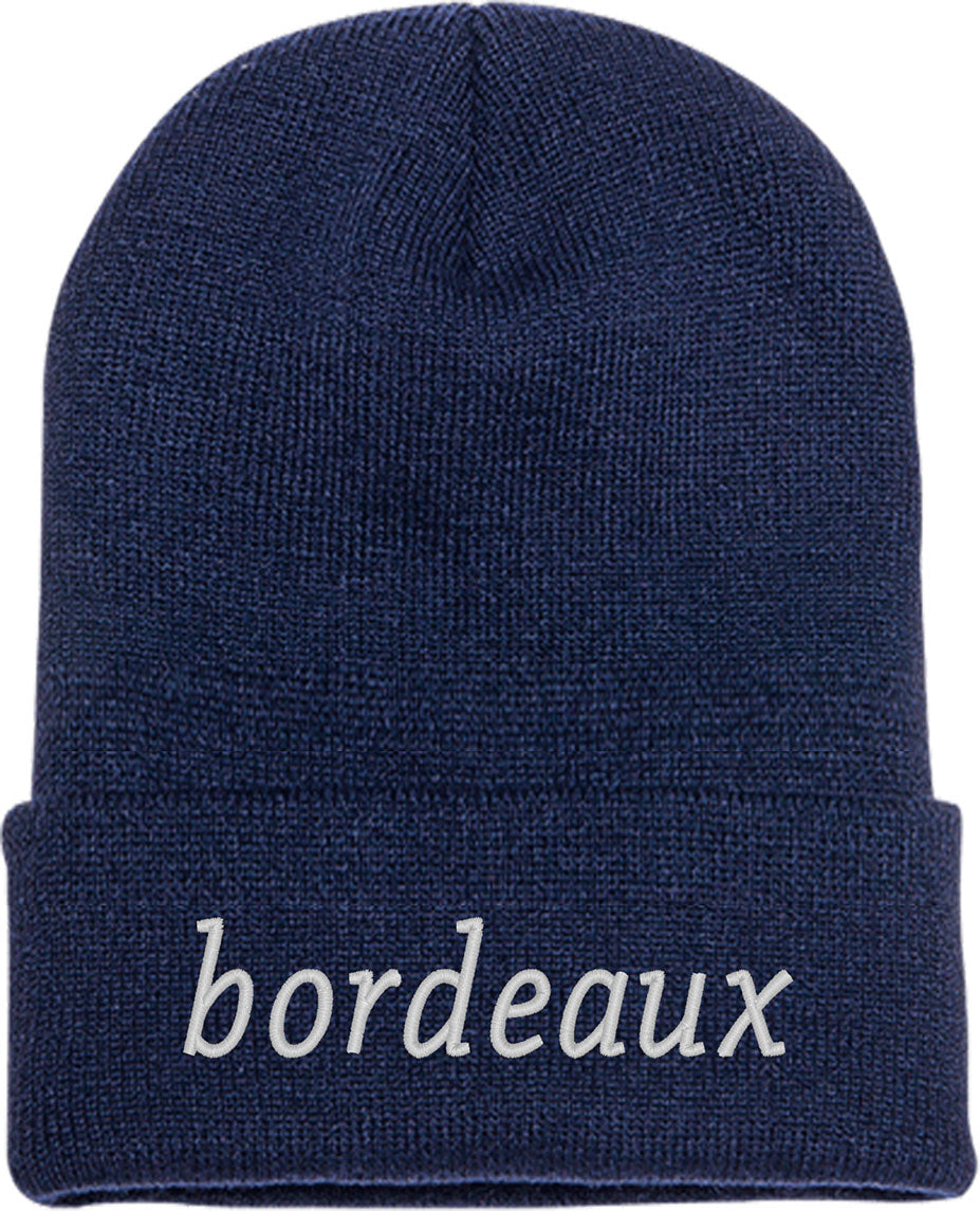 Bordeaux France Knit Beanie