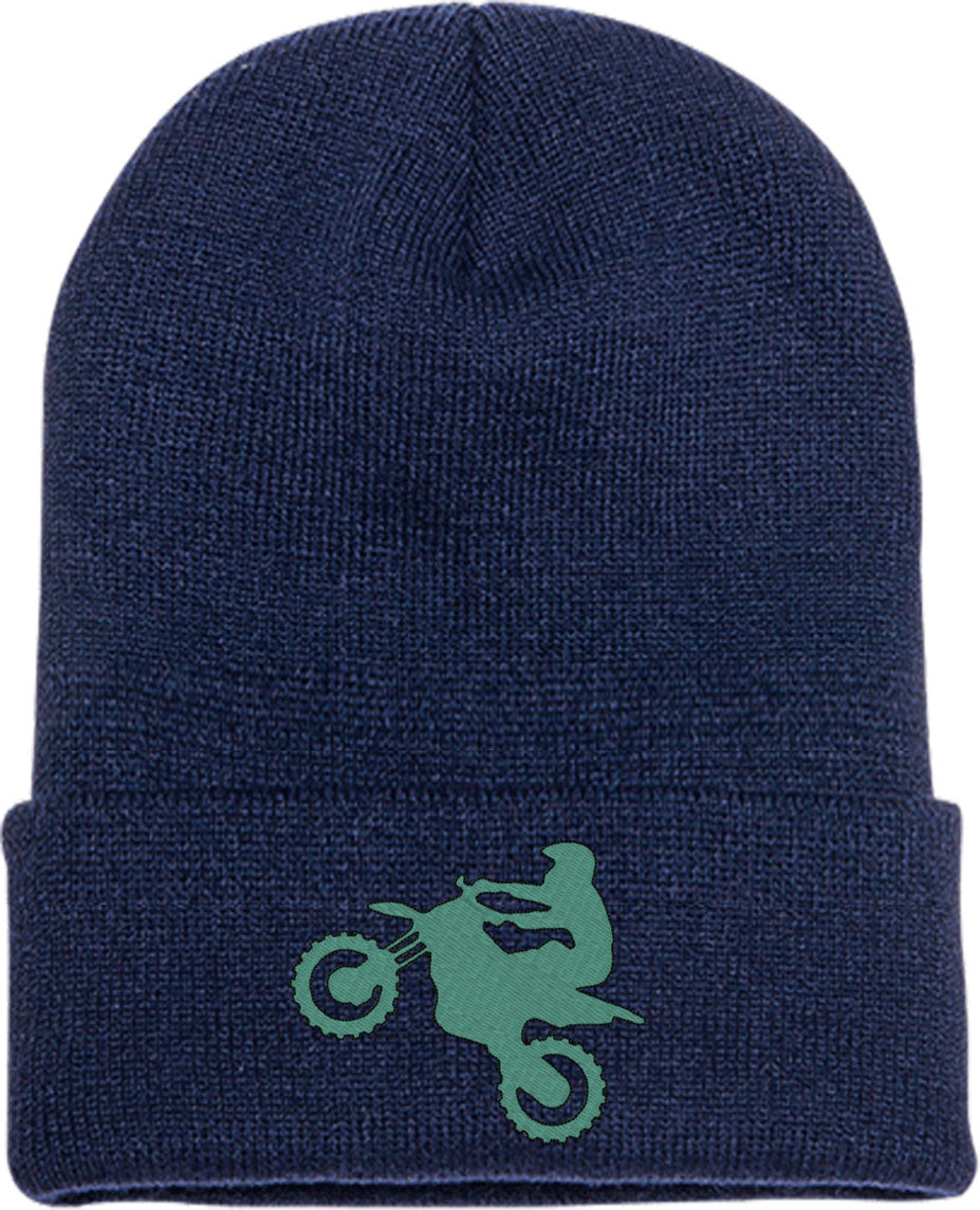 Dirt Bike Knit Beanie