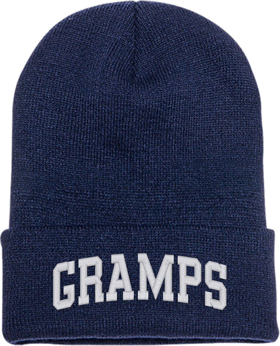 Gramps Grandfather Father's Day Knit Beanie