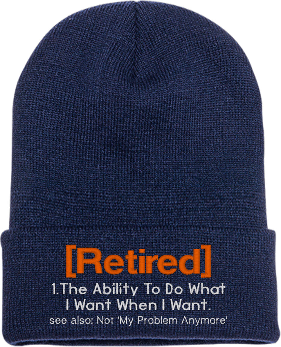 Retired Definition Knit Beanie