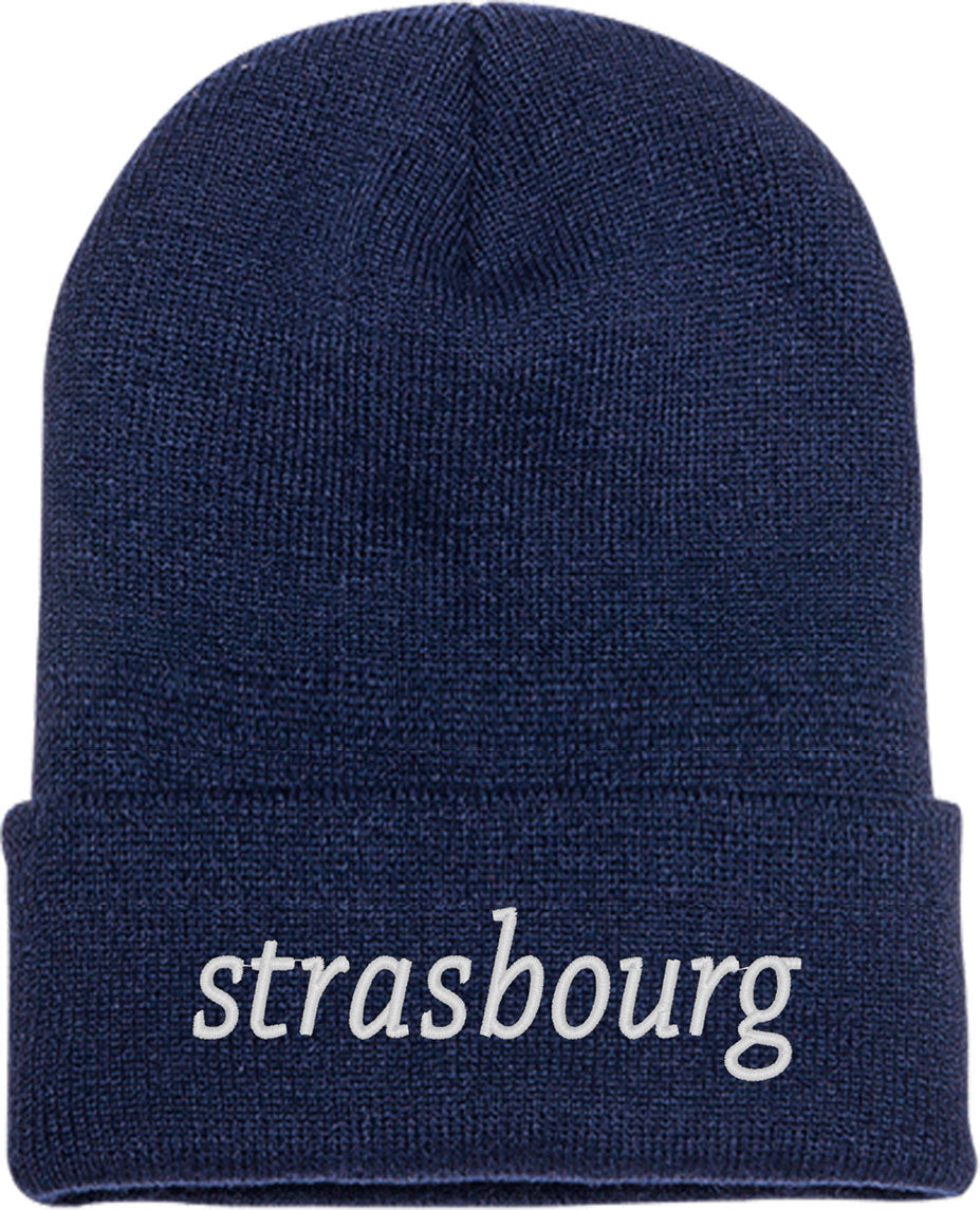 Strasbourg France Knit Beanie