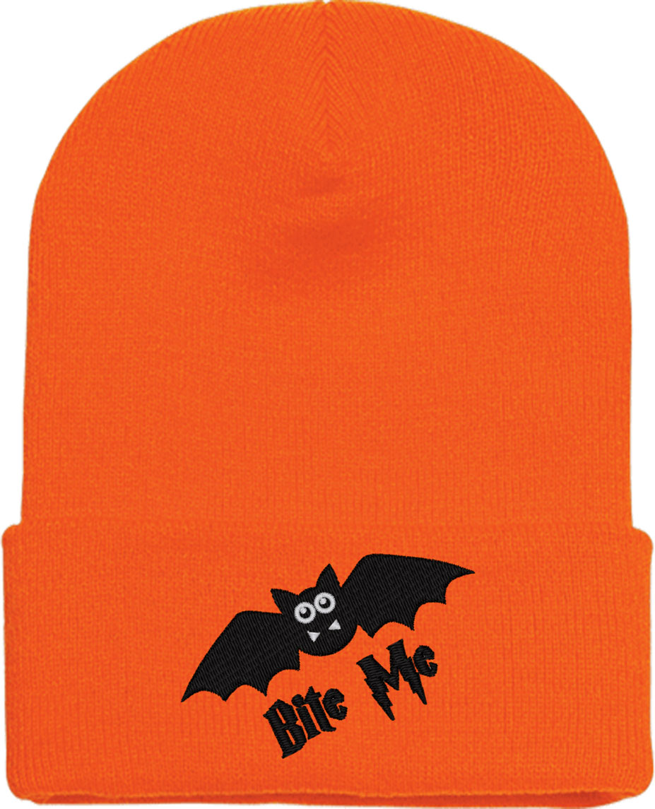 Bite Me Cute Bat Knit Beanie