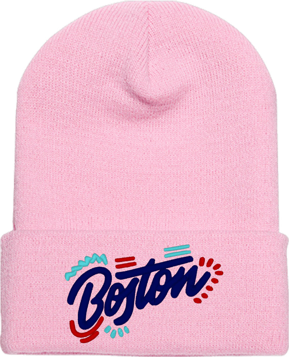 Boston Massachusetts Knit Beanie