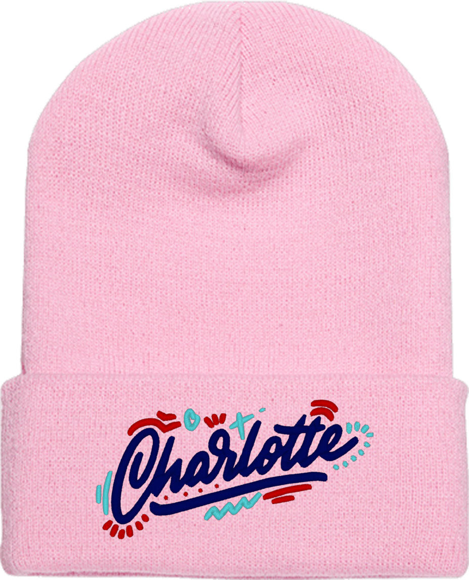 Charlotte North Carolina Knit Beanie