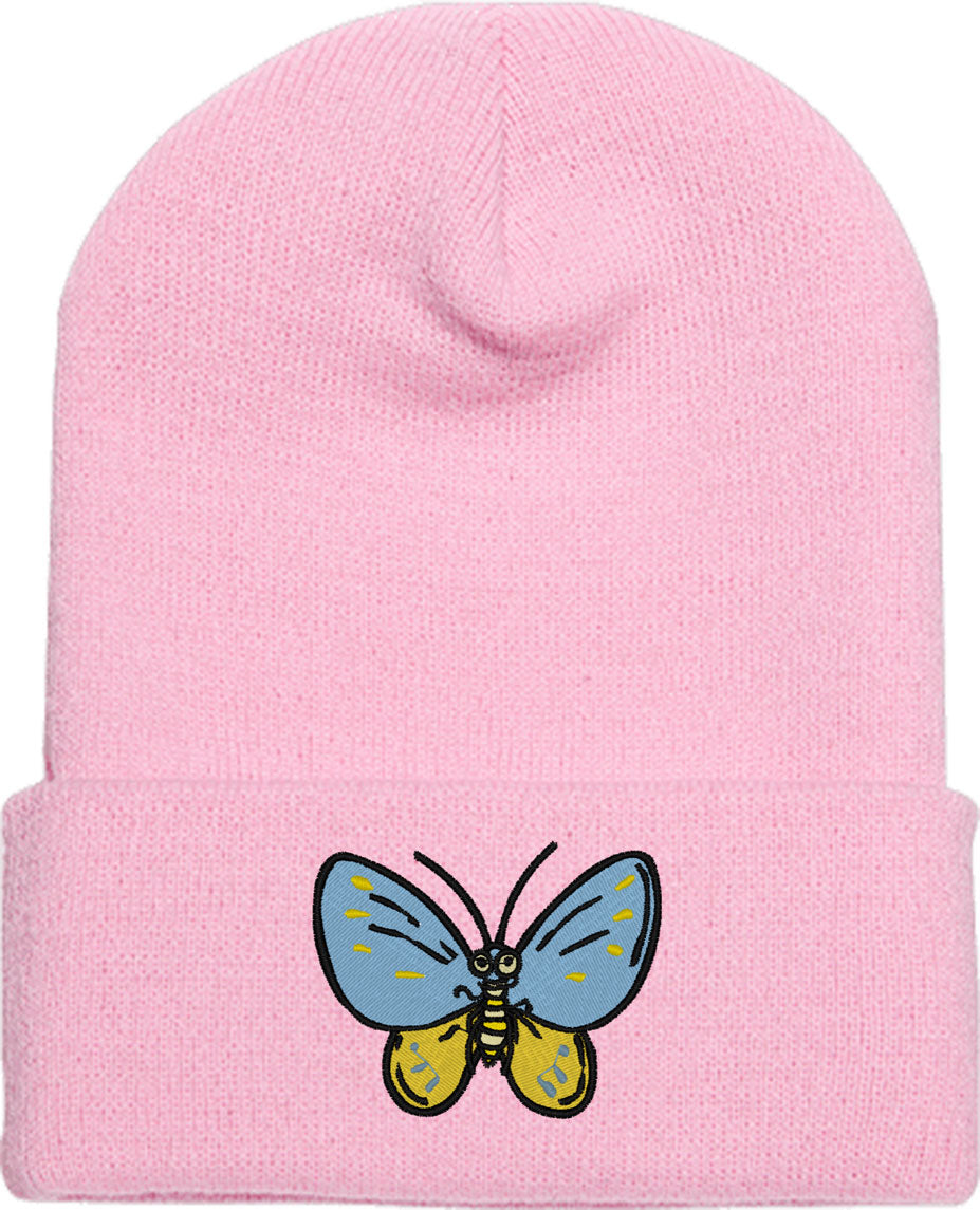 Cute Butterfly Knit Beanie