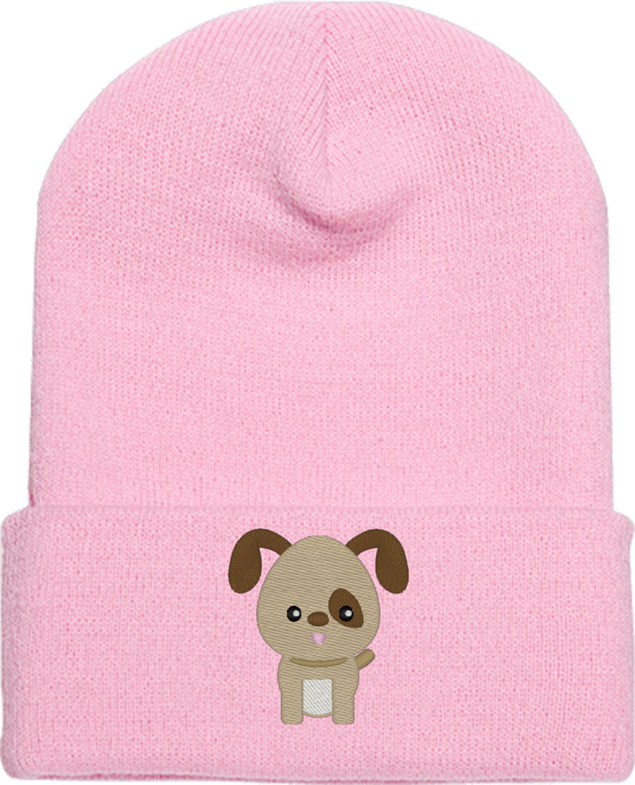 Cute Puppy Dog Knit Beanie