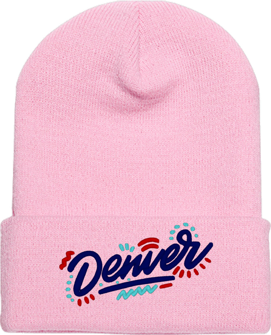 Denver Colorado Knit Beanie