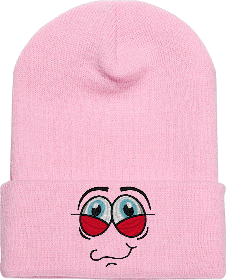 Emoji Happy Eyes Knit Beanie