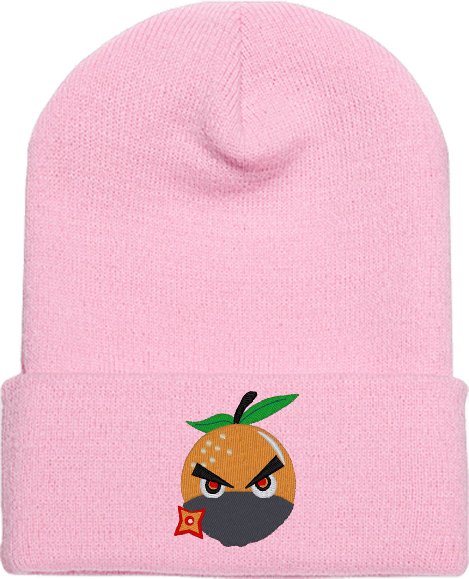 Fruit Ninja Orange Knit Beanie