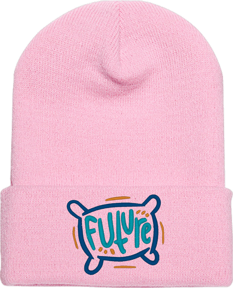 Future Typography Knit Beanie