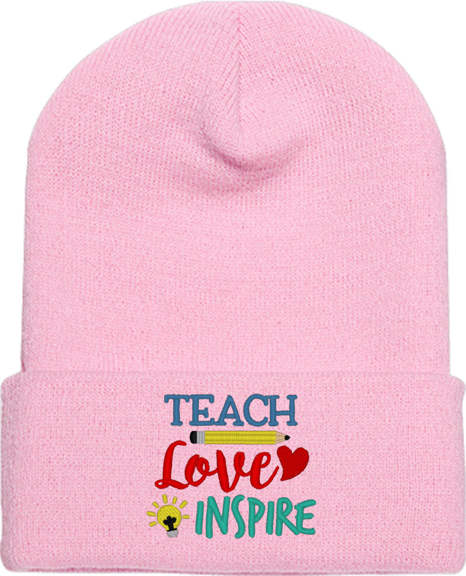 Teach Love Inspire Knit Beanie