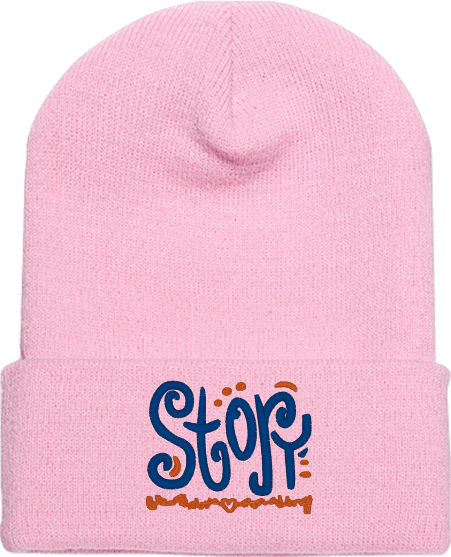 Story Typography Knit Beanie