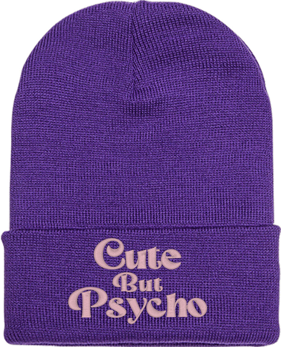 Cute But Psycho Knit Beanie