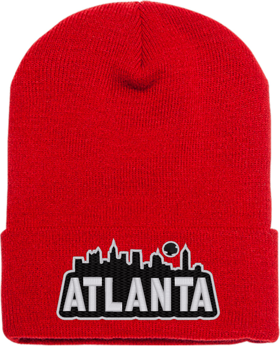 Atlanta Georgia Skyline Knit Beanie