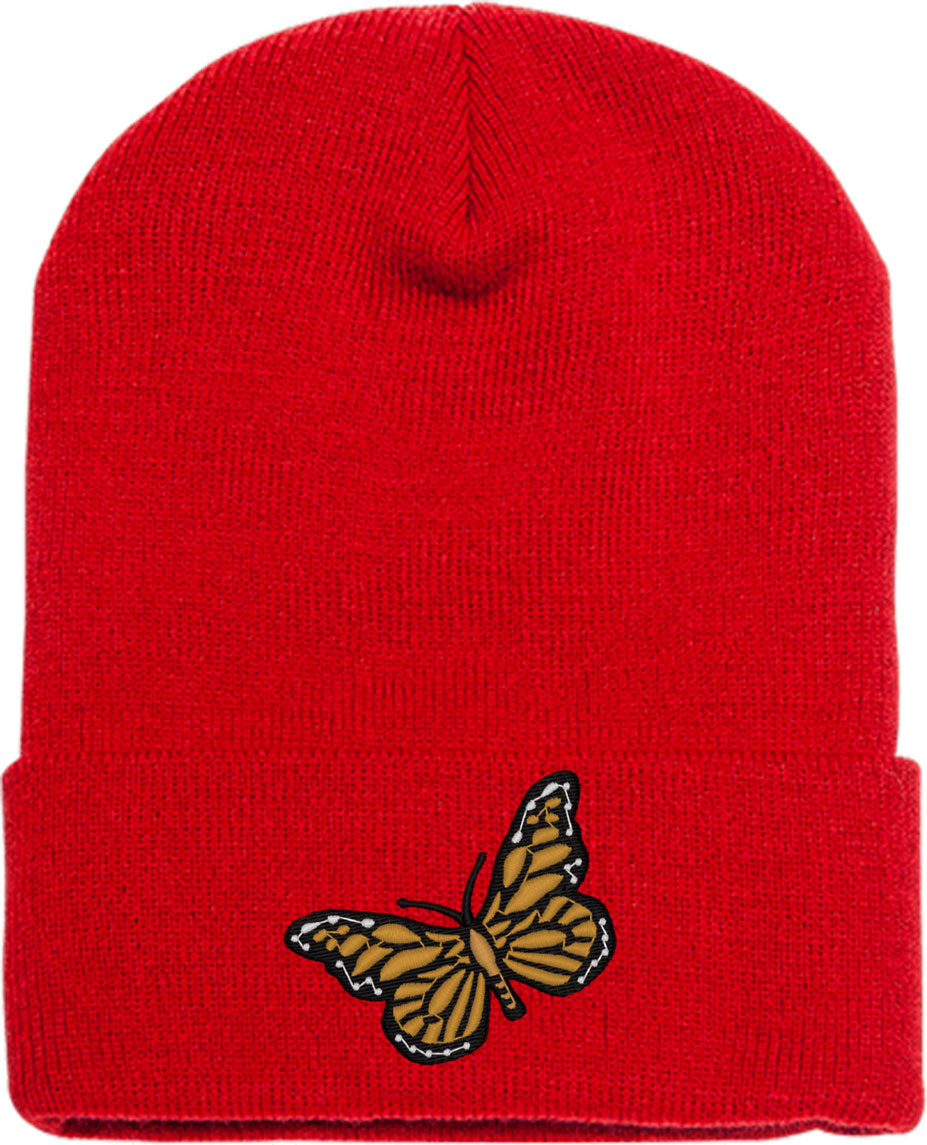 Butterfly Knit Beanie