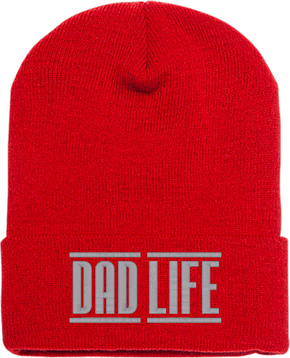 Dad Life Father's Day Knit Beanie