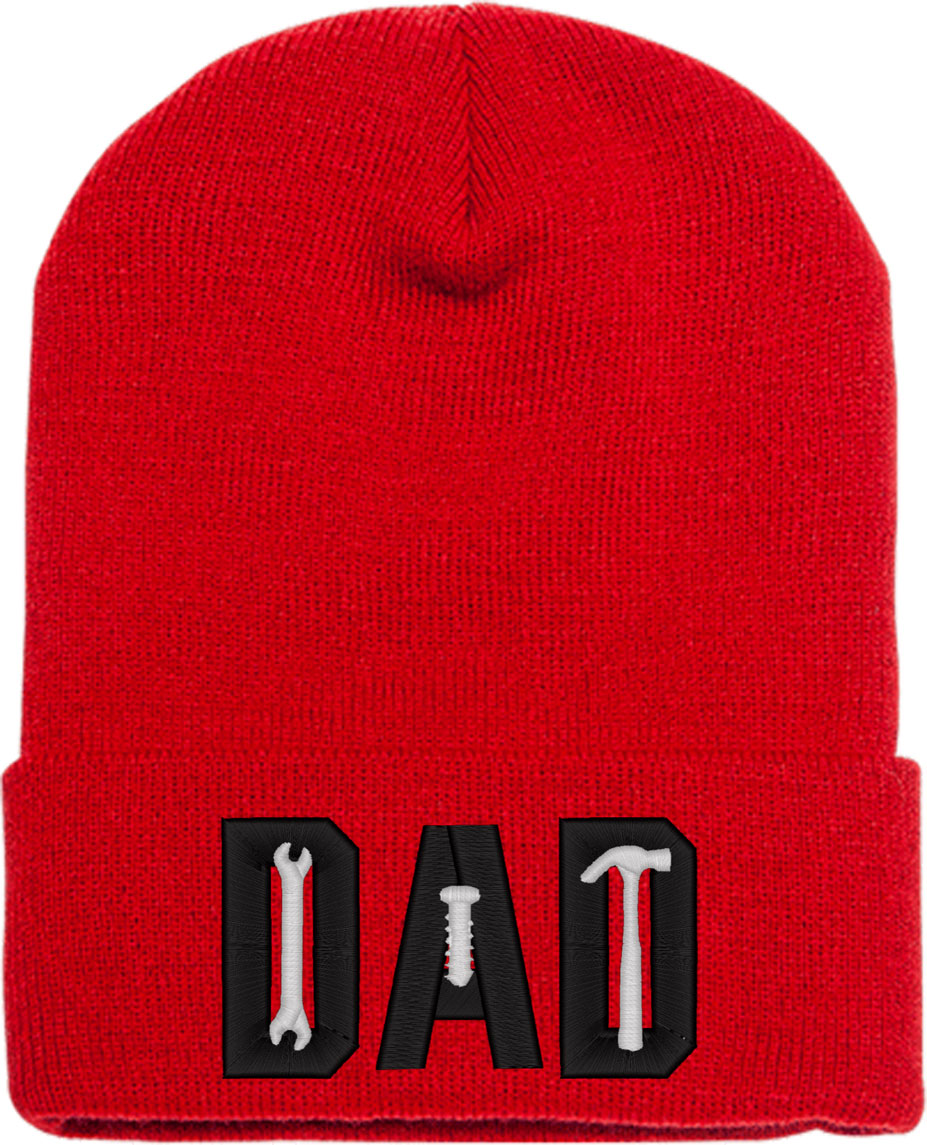 Dad Tools Father's Day Knit Beanie