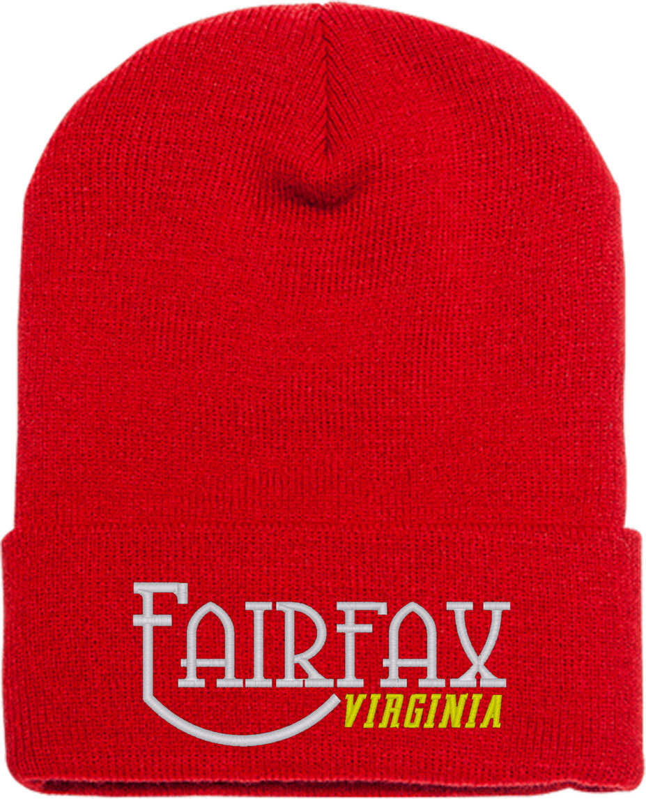 Fairfax Virginia Knit Beanie