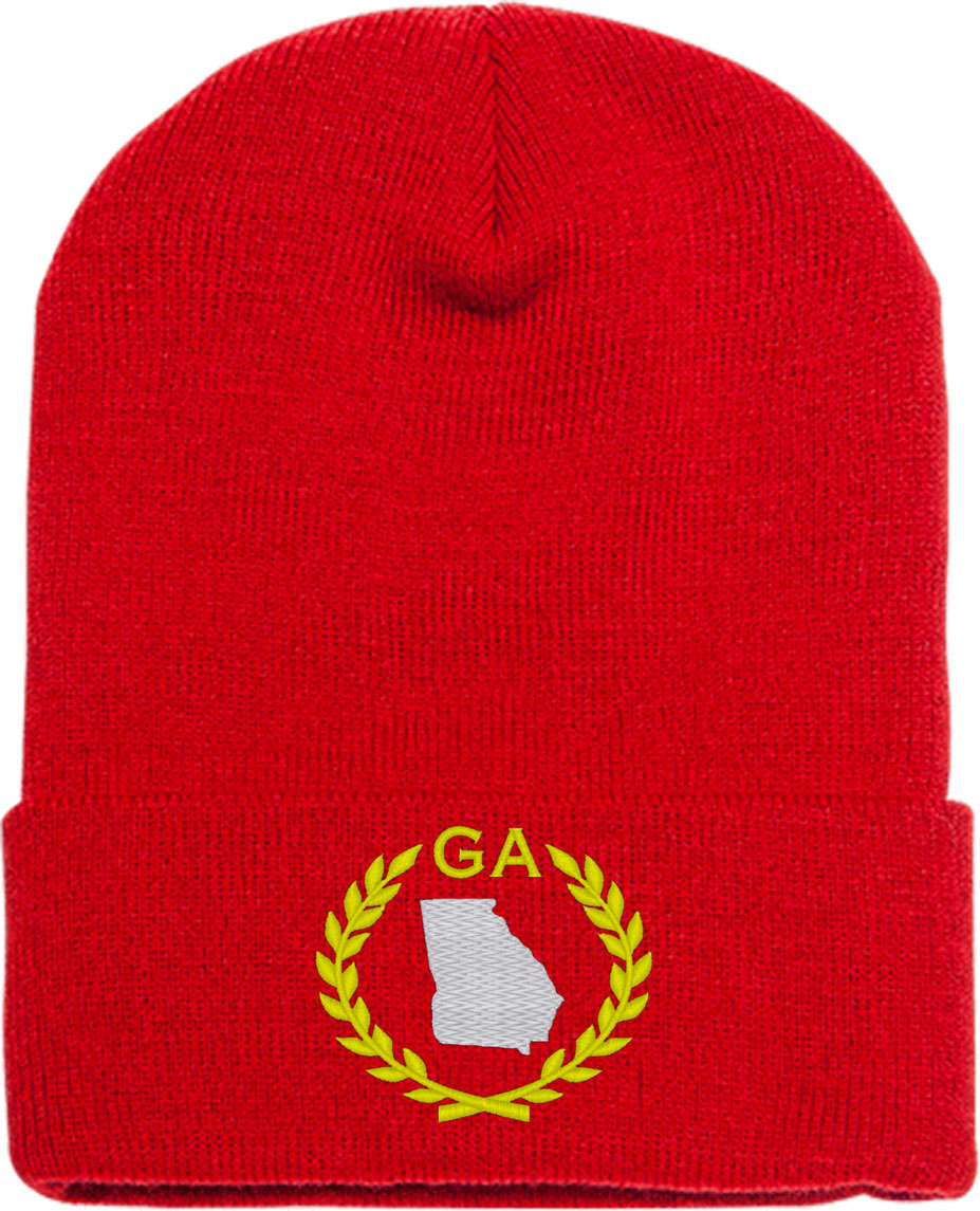 Georgia State Knit Beanie